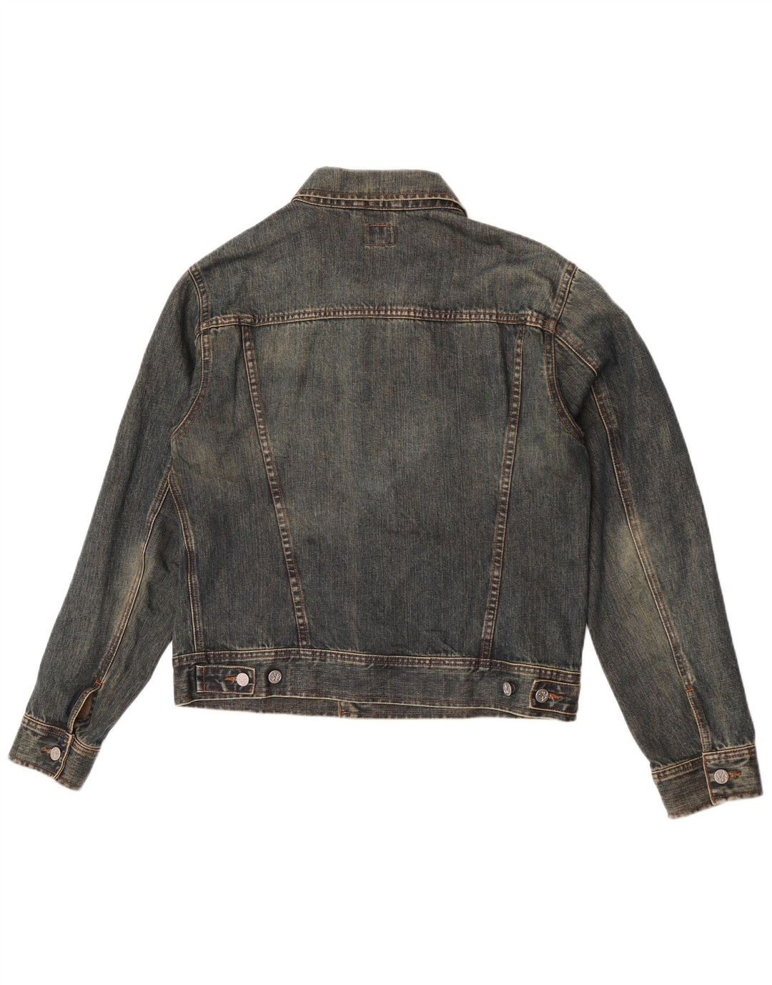Calvin Klein Jeans Womens Denim Jacket UK 16 Large Blue Cotton