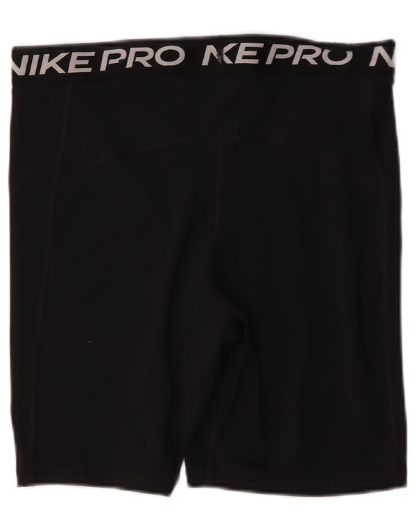 Nike Womens Sport Shorts UK 14 Large Black Polyester Sports