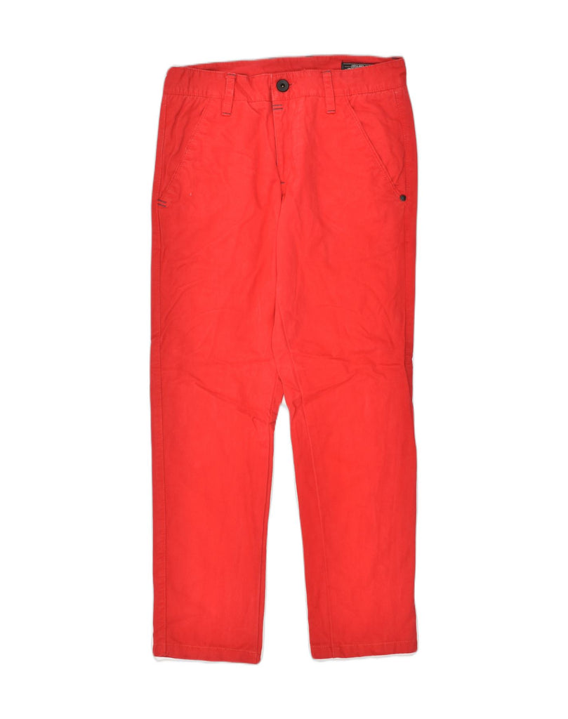 JACK & JONES Mens Straight Chino Trousers W29 L32  Red Cotton | Vintage Jack & Jones | Thrift | Second-Hand Jack & Jones | Used Clothing | Messina Hembry 