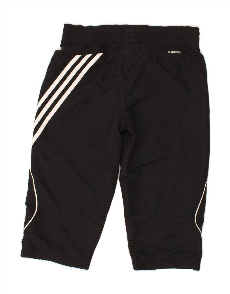 ADIDAS Boys Sport Shorts 11-12 Years Black Polyester | Vintage Adidas | Thrift | Second-Hand Adidas | Used Clothing | Messina Hembry 