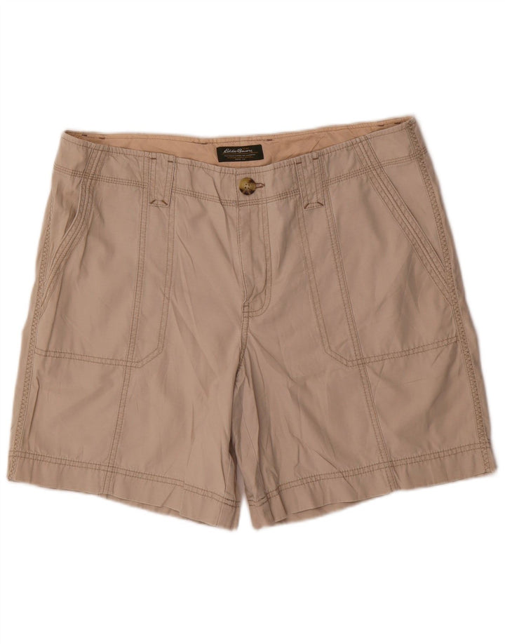 EDDIE BAUER Womens Chino Shorts US 16 2XL W38  Beige Cotton