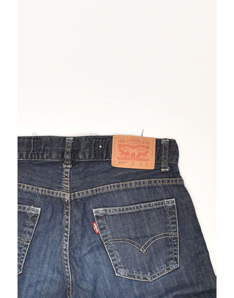 LEVI'S Boys 504 Regular Straight Jeans 13-14 Years W27 L27 Blue Cotton | Vintage Levi's | Thrift | Second-Hand Levi's | Used Clothing | Messina Hembry 