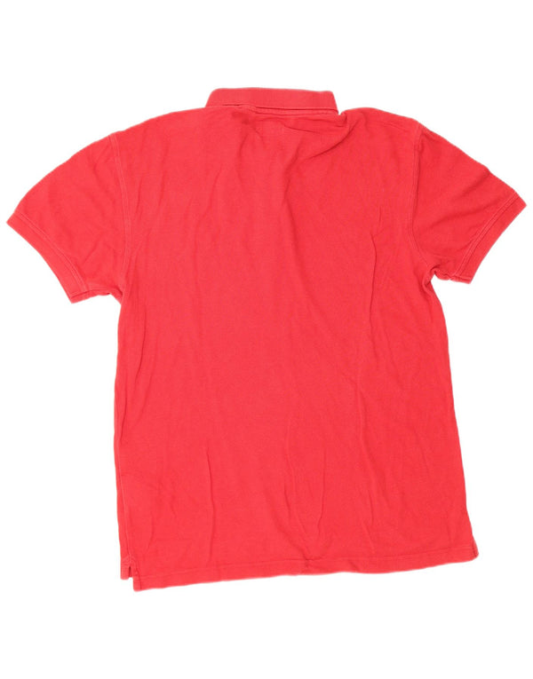 Levi's Mens Polo Shirt Medium Red Cotton