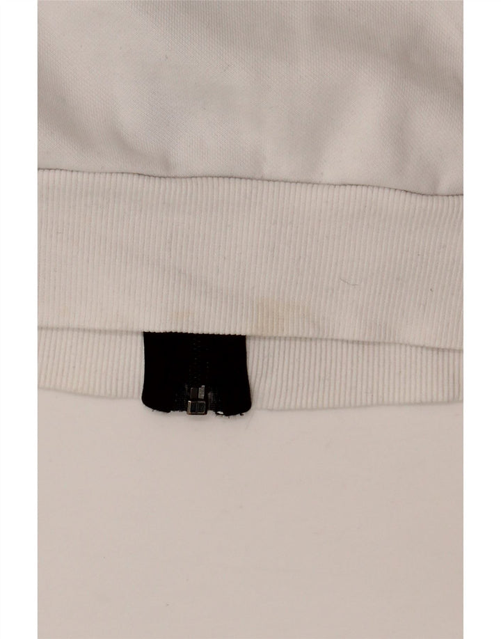 Puma Mens Graphic Tracksuit Top Jacket Medium White Colourblock