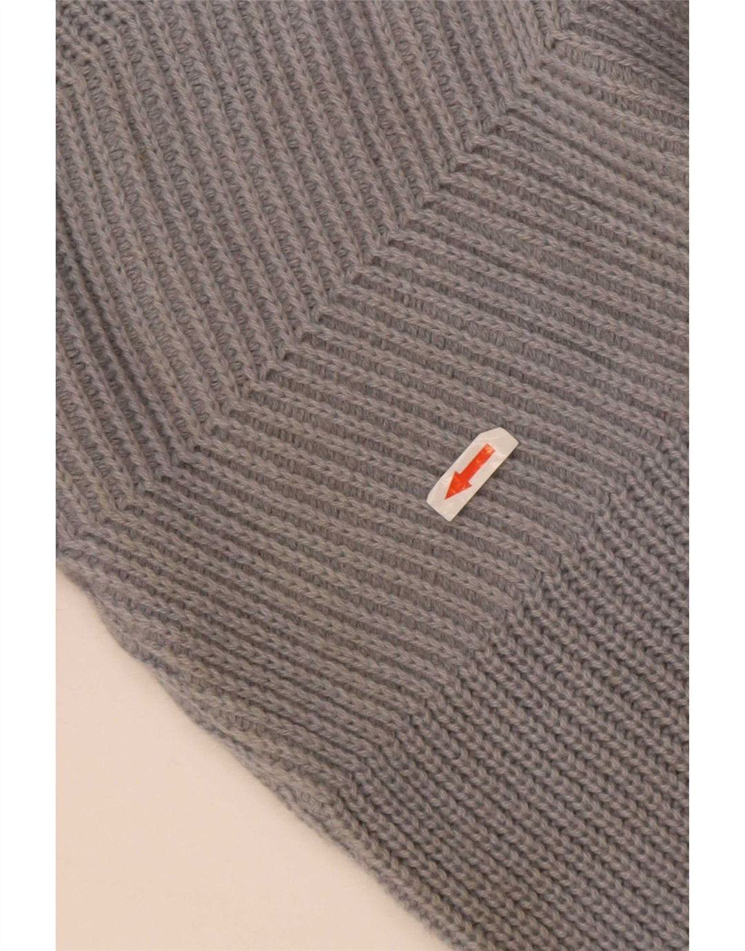 Vintage Mens Crew Neck Jumper Sweater IT 50/52 Large Grey Wool