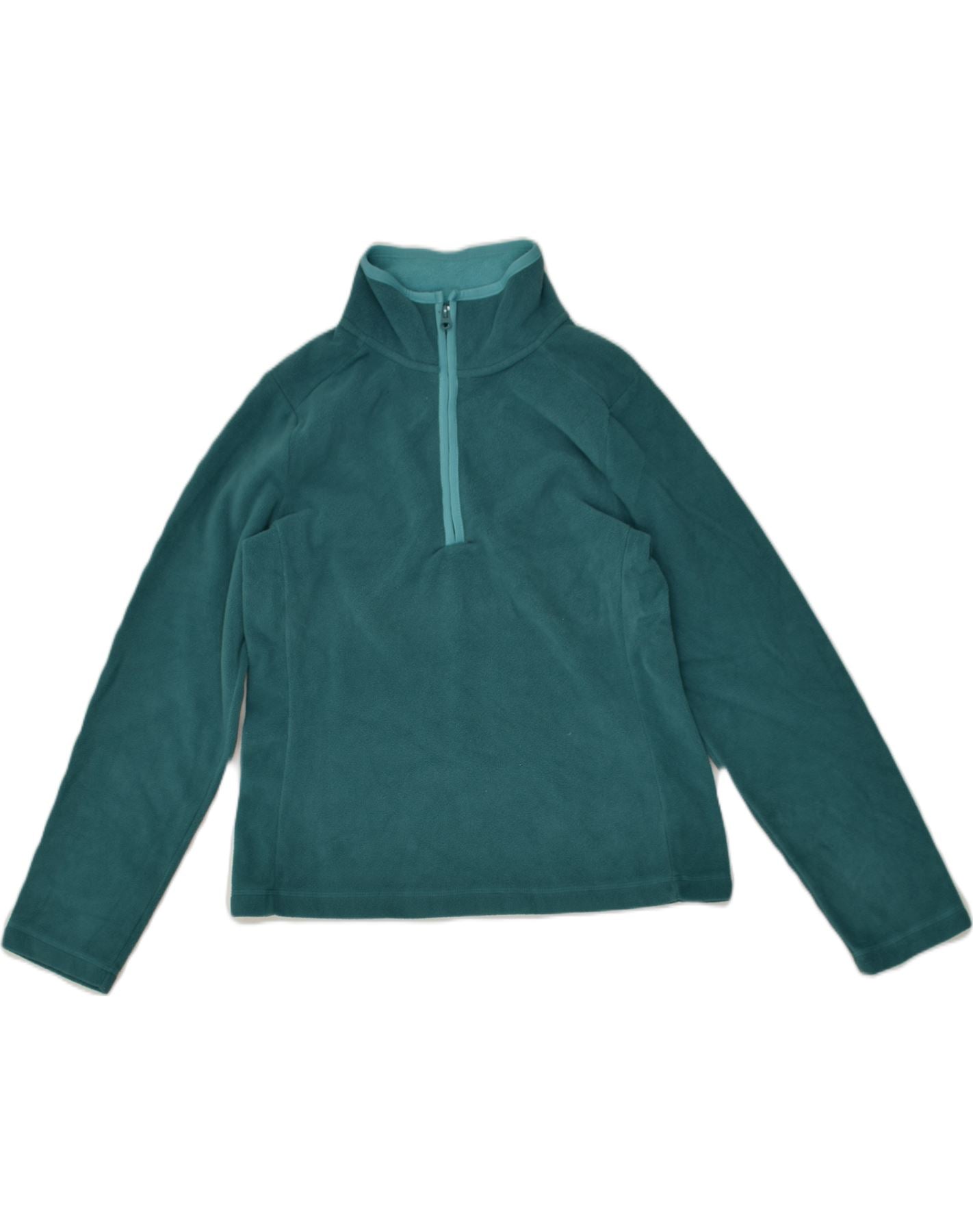 OLD NAVY Jersey polar con cremallera y cuello para mujer UK 12 Poliester verde medio Ropa vintage y de segunda mano online Mesina Hembry