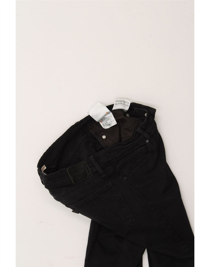 LEVI'S Womens Skinny Jeans W27 L32 Black Cotton Vintage Levi's and Second-Hand Levi's from Messina Hembry 
