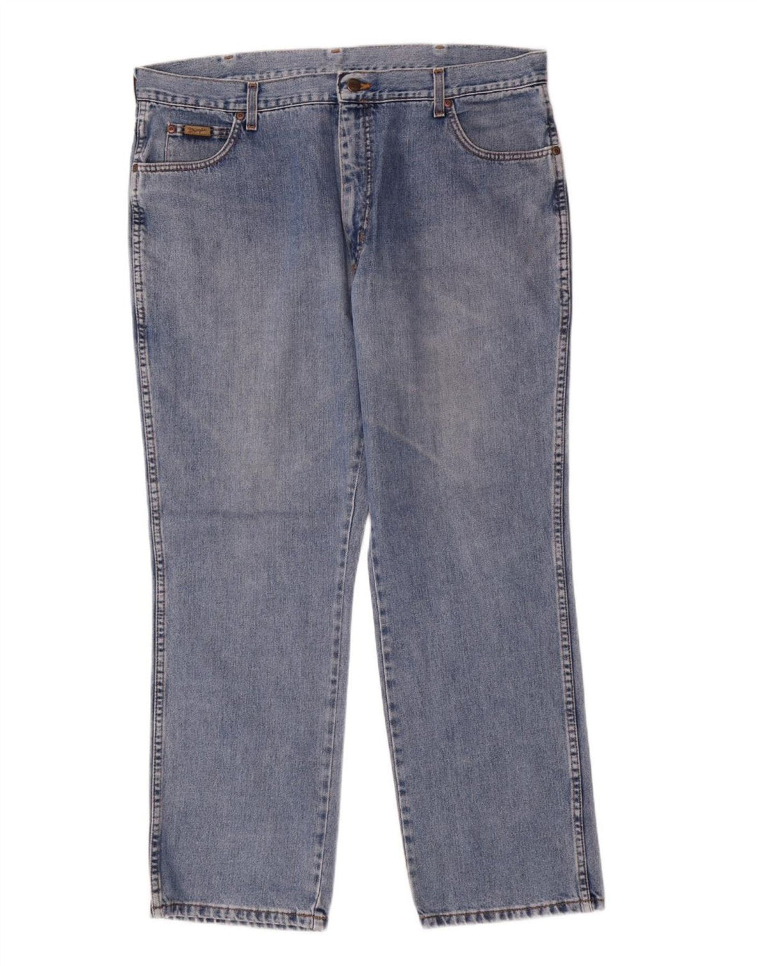 Wrangler Mens Texas Straight Jeans W40 L30 Blue Cotton