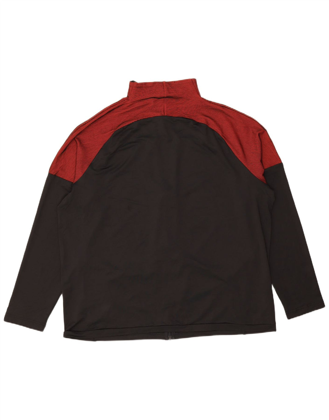 RUSSELL ATHLETIC Mens Tracksuit Top Jacket UK 46/48 XL Black Colourblock