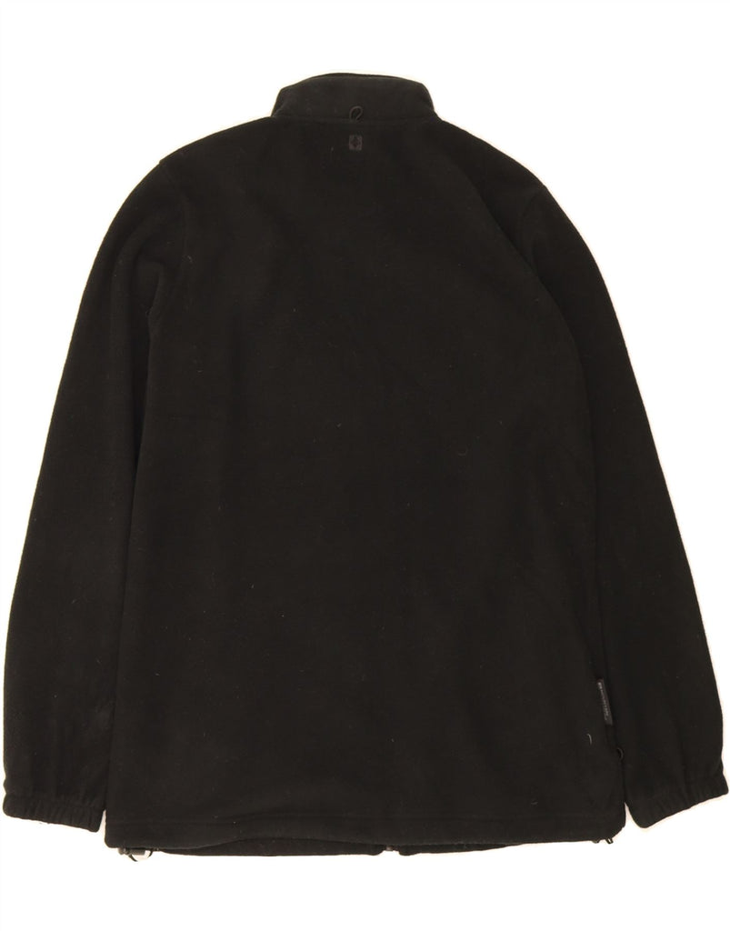 MOUNTAIN WAREHOUSE Womens Fleece Jacket UK 14 Large  Black Polyester Vintage Mountain Warehouse and Second-Hand Mountain Warehouse from Messina Hembry 