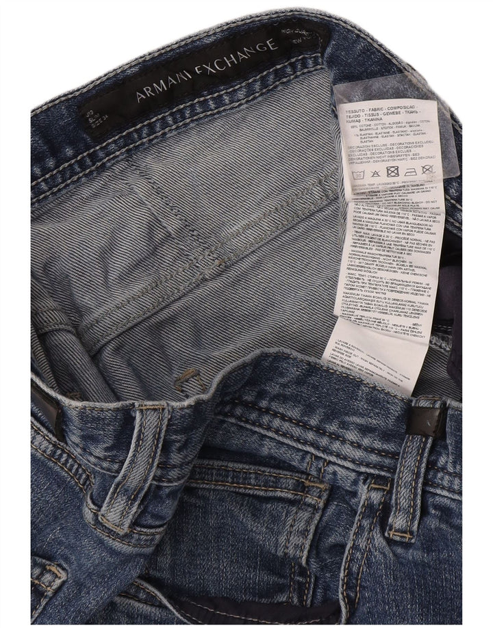 Armani Exchange Mens J13 Slim Jeans W34 L34 Blue Cotton
