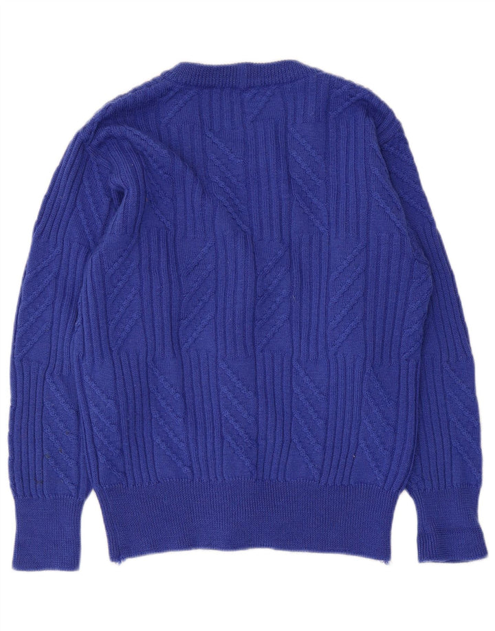 Fila Womens Cardigan Sweater IT 44 Medium Blue