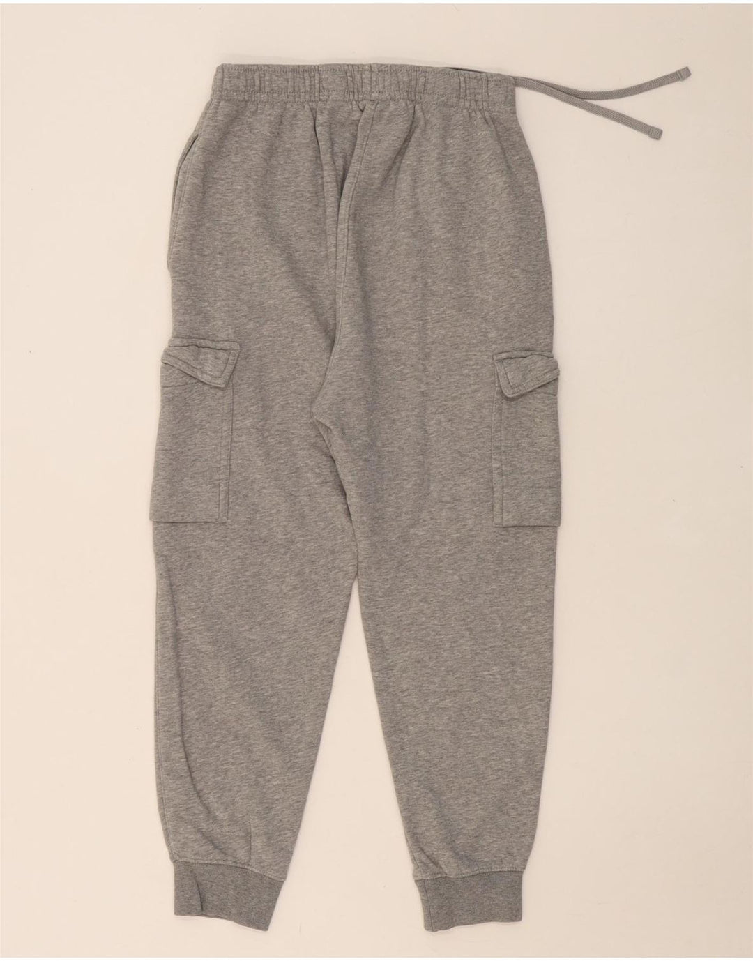 NIKE Womens Cargo Tracksuit Trousers Joggers UK 10 Small Grey Cotton