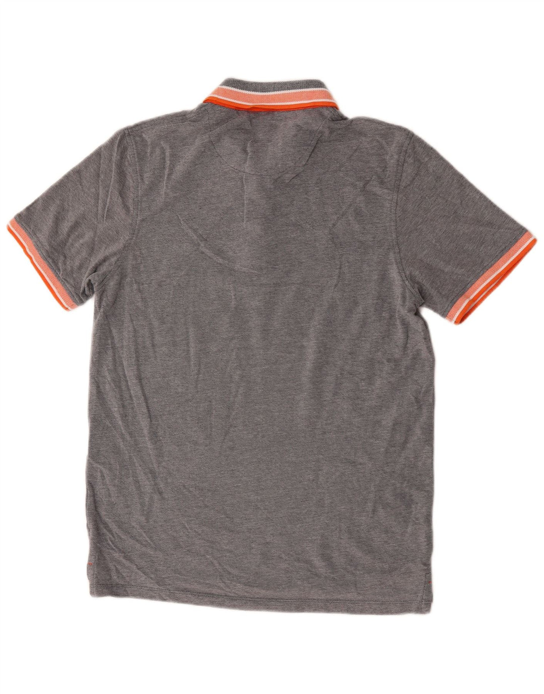 Jack & Jones Mens Polo Shirt Large Grey Cotton
