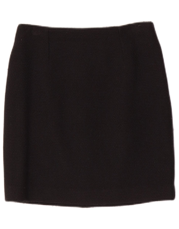 Etam Womens Mini Skirt IT 36 XS W24 Black Wool