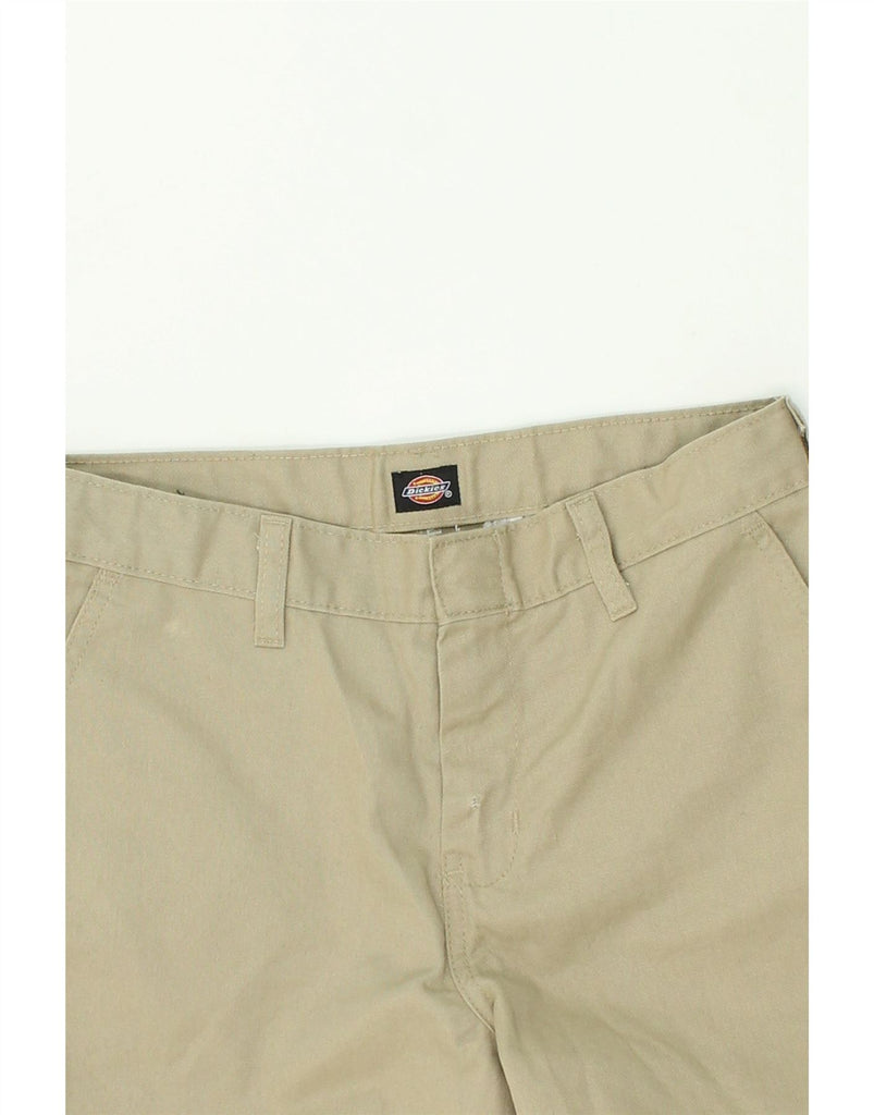 DICKIES Boys Chino Shorts 13-14 Years W28 Khaki Polyester Vintage Dickies and Second-Hand Dickies from Messina Hembry 