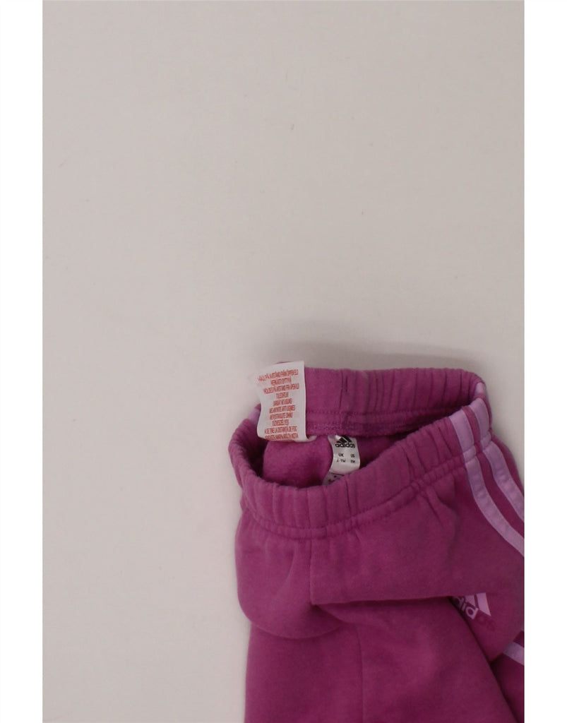 ADIDAS Baby Girls Joggers Tracksuit Trousers 6-9 Months  Purple Vintage Adidas and Second-Hand Adidas from Messina Hembry 