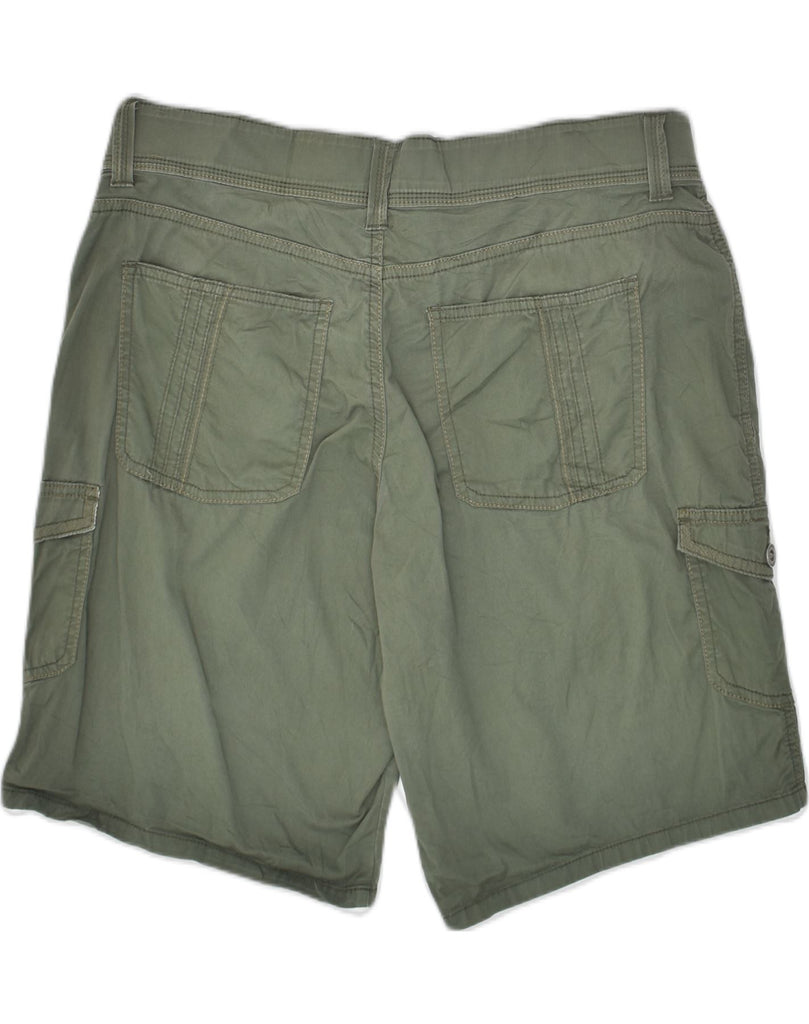 LEE Womens Cargo Shorts US 16 2XL W37  Khaki Cotton | Vintage Lee | Thrift | Second-Hand Lee | Used Clothing | Messina Hembry 