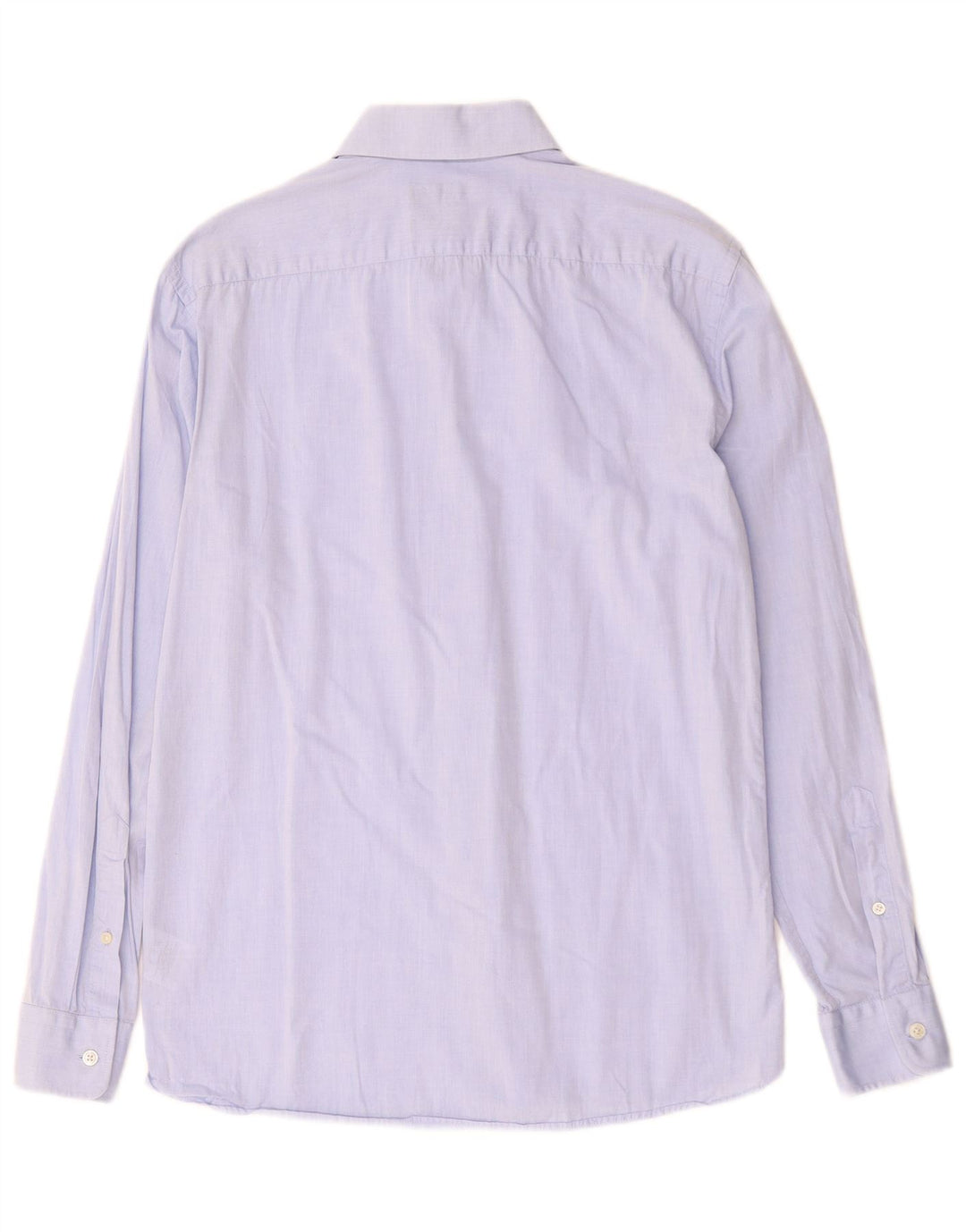 Jaeger Mens Shirt Size 15.5 Medium Blue Cotton