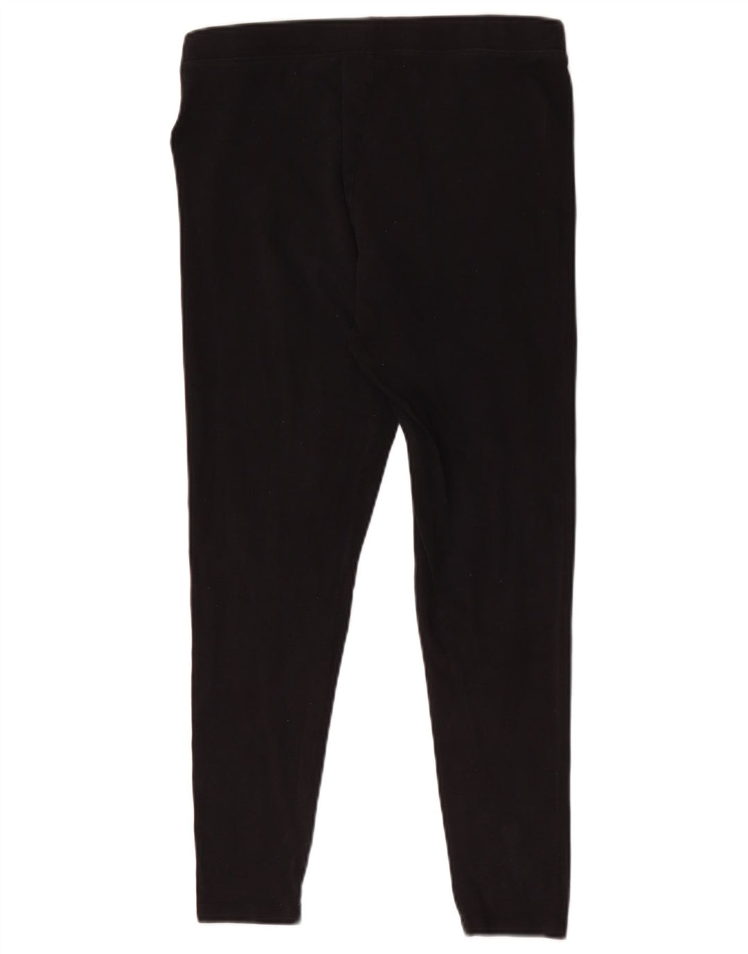 Marks & Spencer Womens Crop Leggings UK 12 Medium Black Cotton