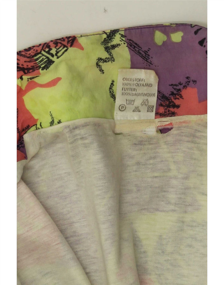 Vintage Womens Tracksuit Top Jacket UK 16 Large Multicoloured Geometric