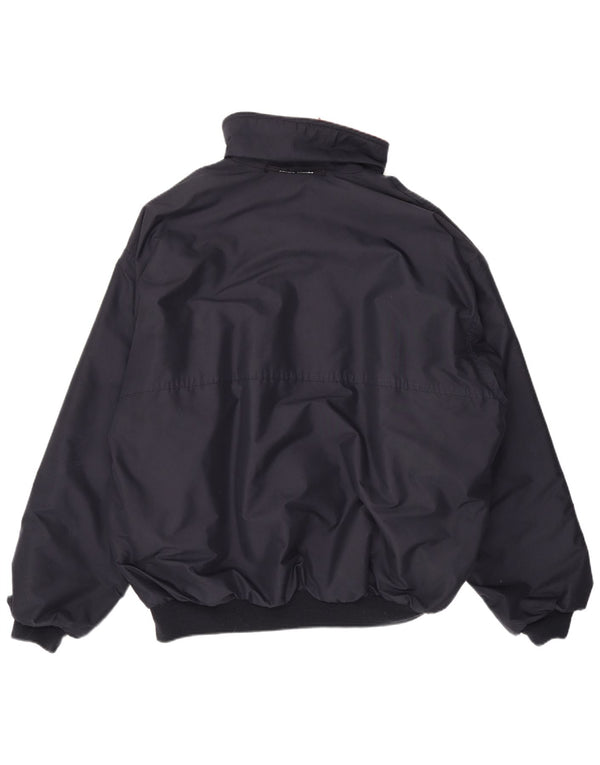 Musto Mens Bomber Jacket UK 42 XL Navy Blue Polyester
