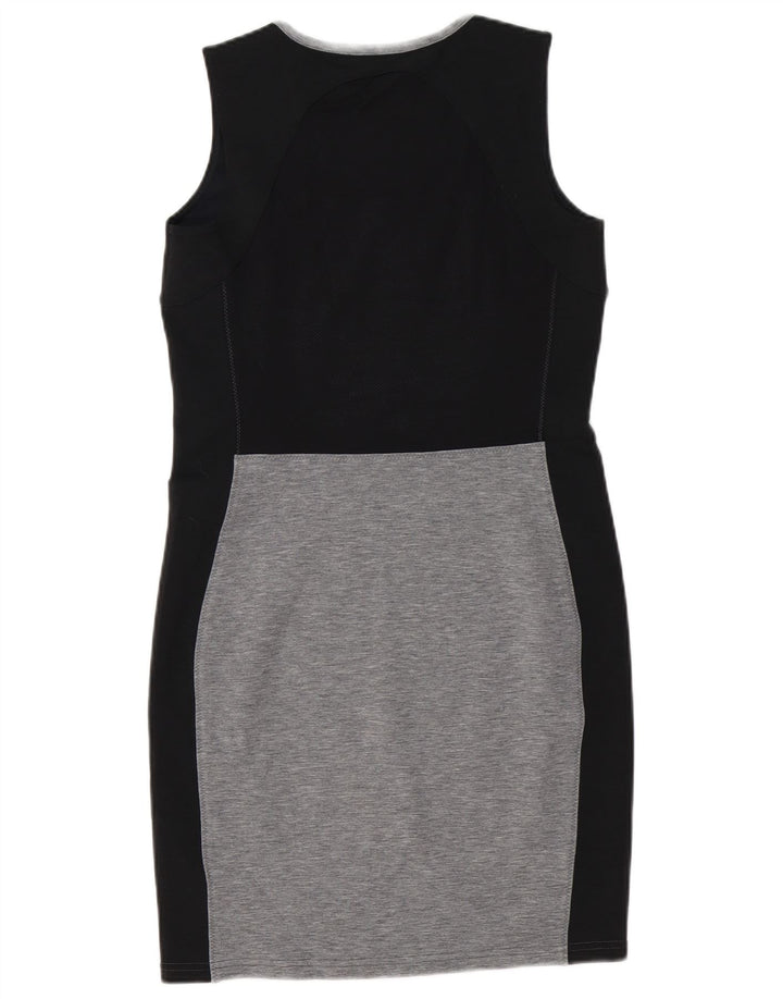 Athleta Womens Sheath Dress UK 10 Small Black Colourblock Polyester