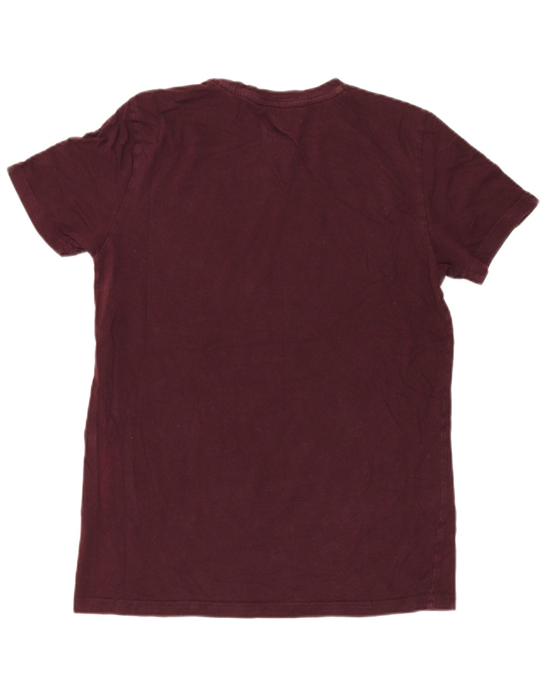 Fat Face Mens Graphic T-Shirt Top Small Burgundy Cotton