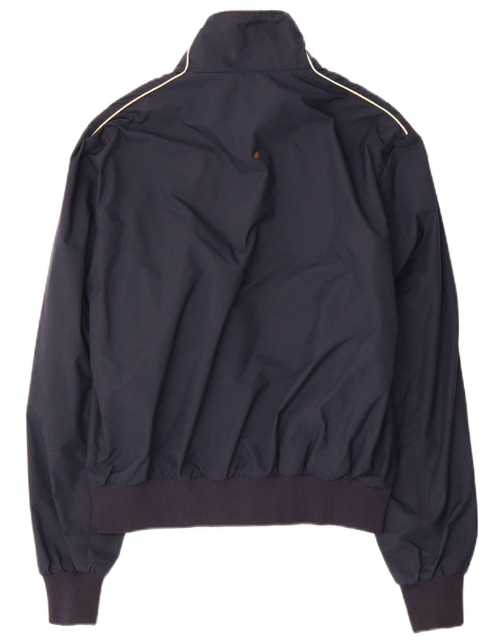 North Sails Mens Graphic Bomber Jacket UK 36 Small Navy Blue Nylon