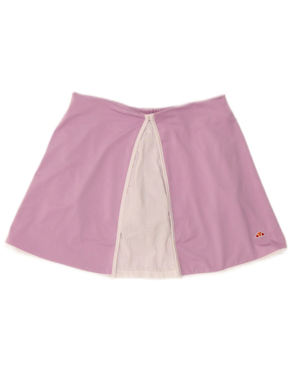 Ellesse Womens Tennis Skirt UK 18 XL  Purple Colourblock Polyester
