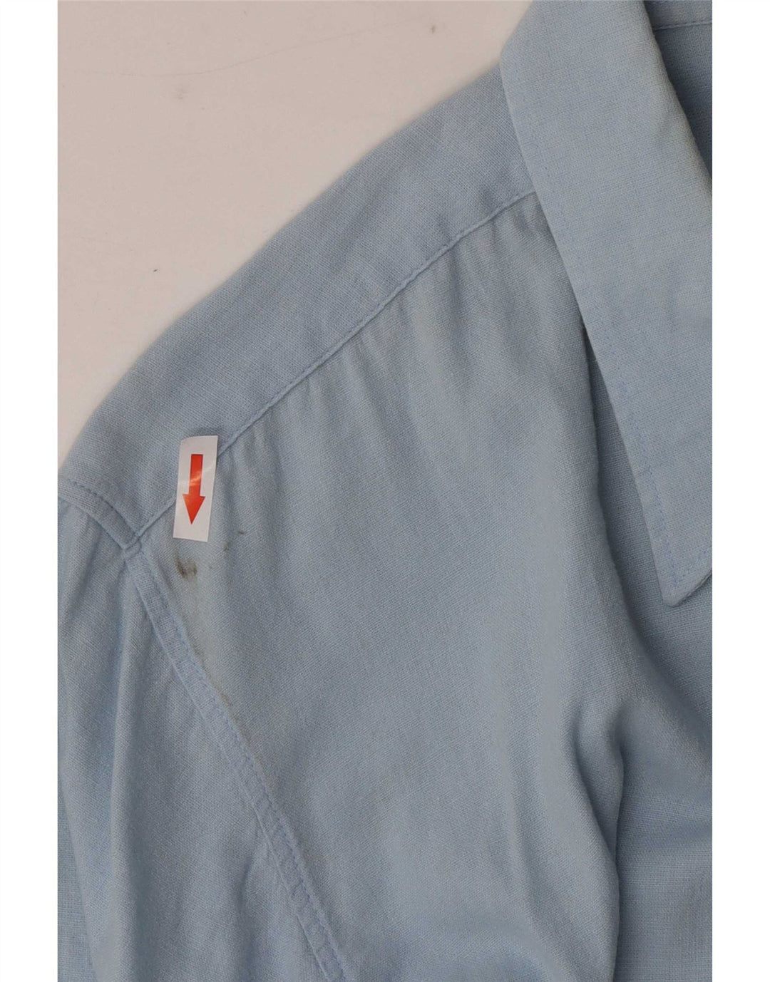Lee Mens Short Sleeve Shirt XL Blue Cotton