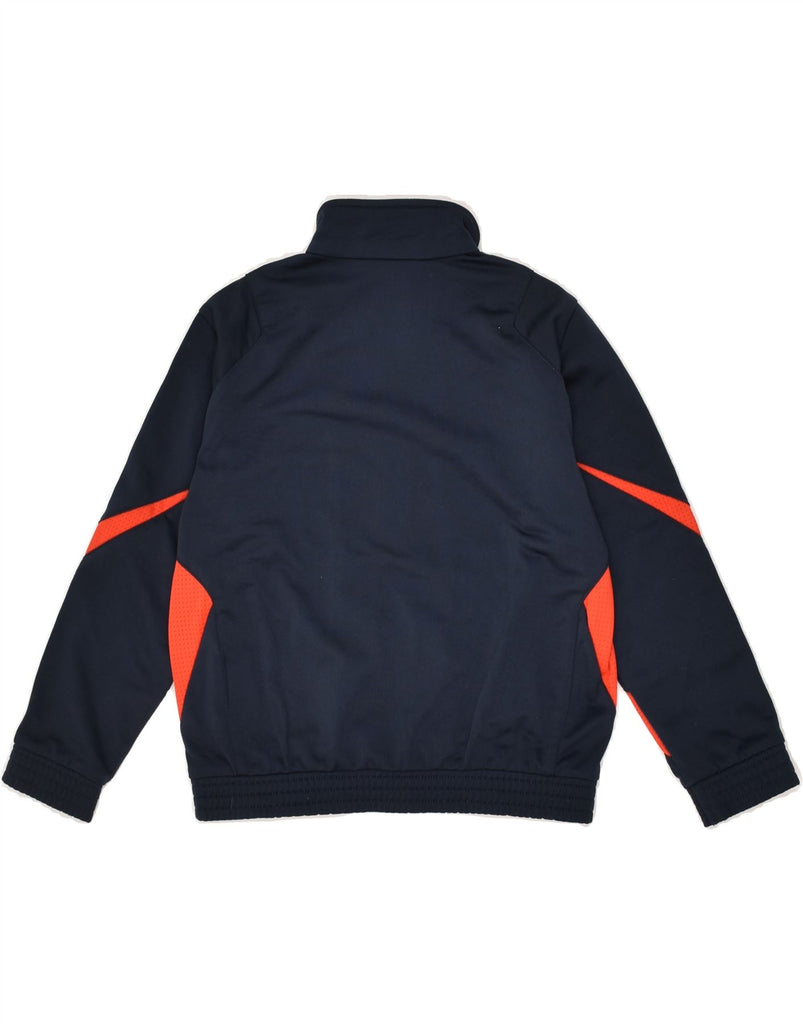 ADIDAS Boys Tracksuit Top Jacket 5-6 Years Navy Blue Colourblock Polyester | Vintage Adidas | Thrift | Second-Hand Adidas | Used Clothing | Messina Hembry 