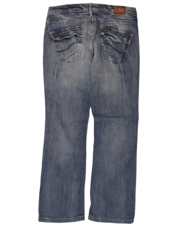 Lee Womens Coral Bootcut Jeans W28 L27 Blue Cotton