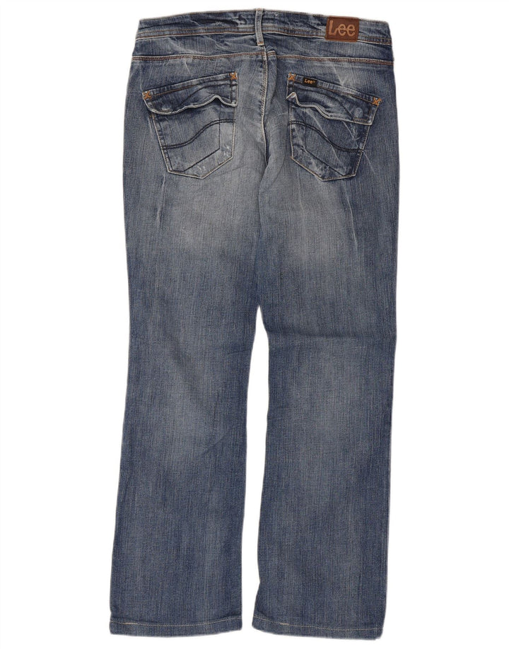 Lee Womens Coral Bootcut Jeans W28 L27 Blue Cotton