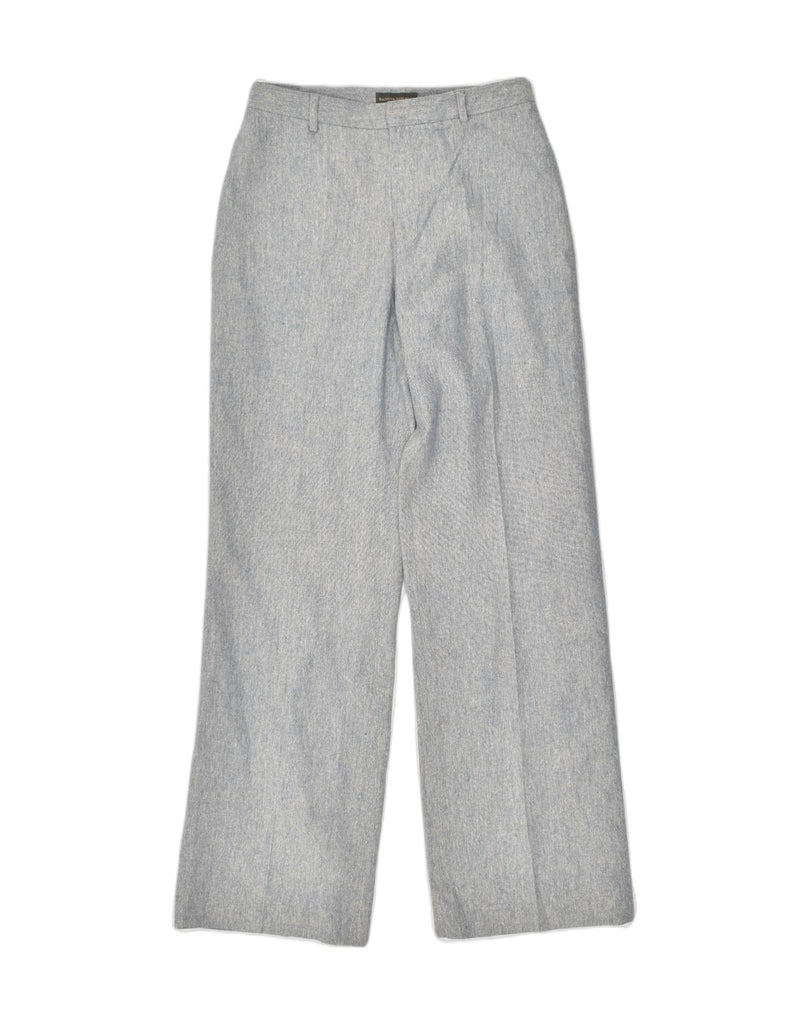 BANANA REPUBLIC Womens Flare Casual Trousers US 4 Small W28 L31 Grey Silk | Vintage Banana Republic | Thrift | Second-Hand Banana Republic | Used Clothing | Messina Hembry 