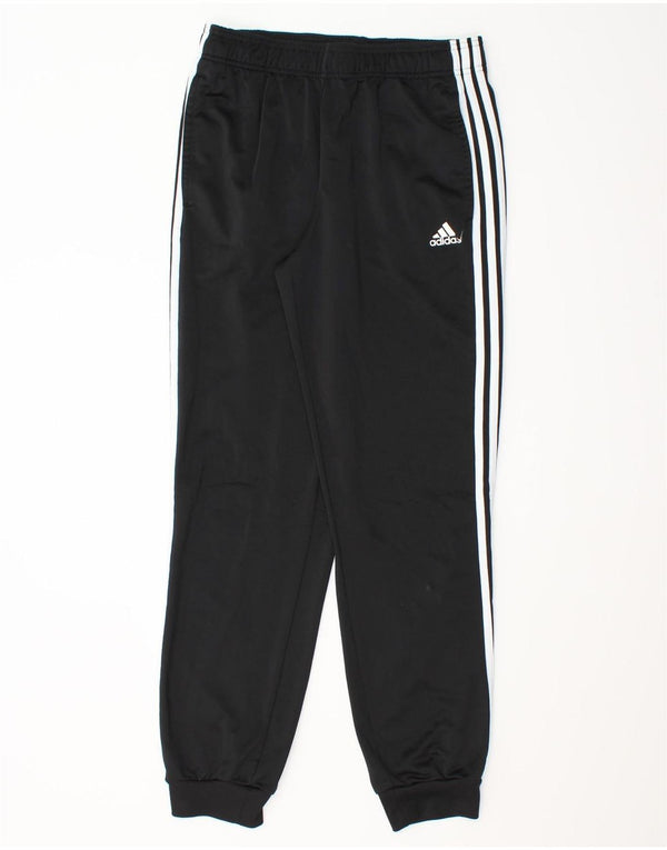 Adidas Mens Tracksuit Trousers Joggers Medium Black Polyester