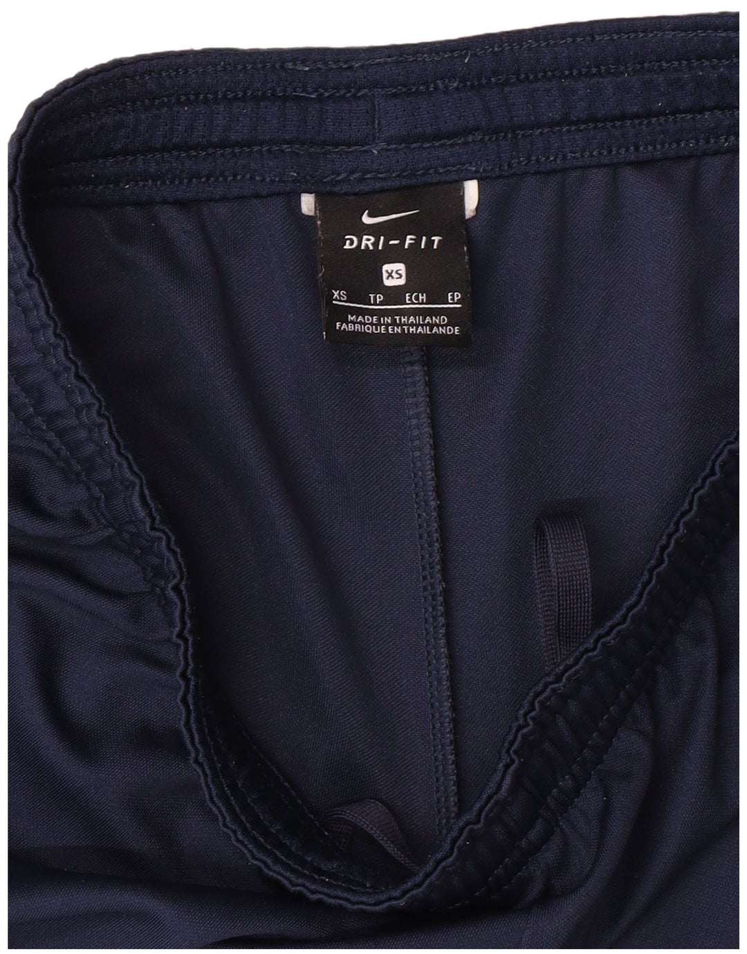 NIKE Womens Dri Fit Sport Shorts UK 4 XS Navy Blue