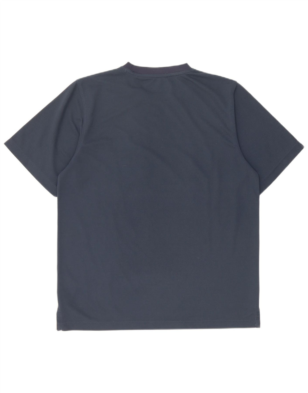 ELLESSE Mens Graphic T-Shirt Top Medium Navy Blue Polyester