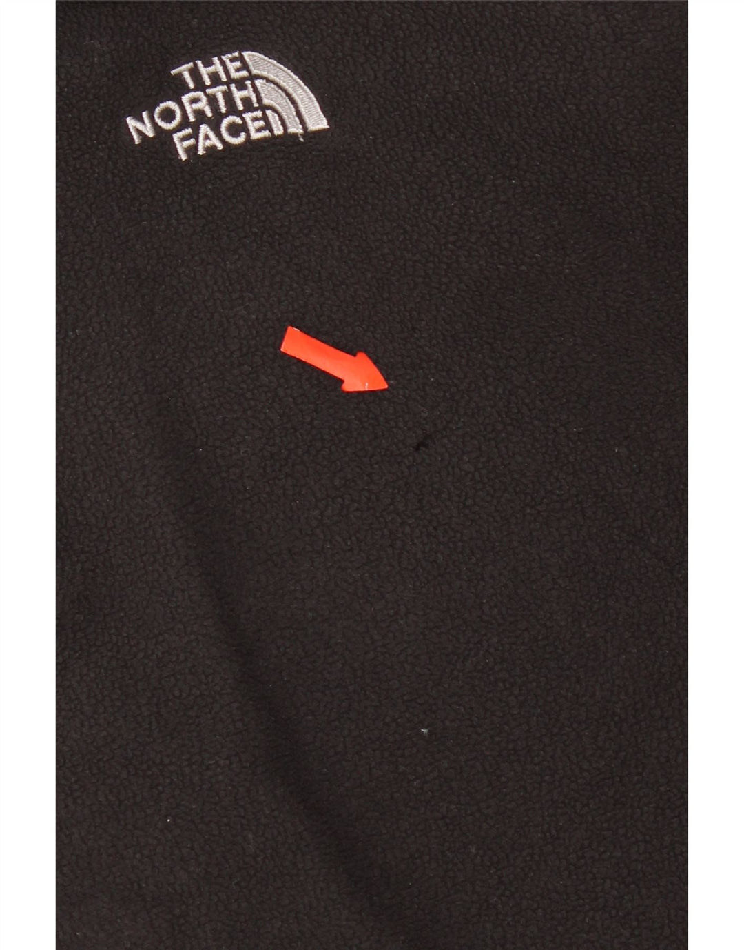The North Face Mens Zip Neck Fleece Jumper Large Black Polyester