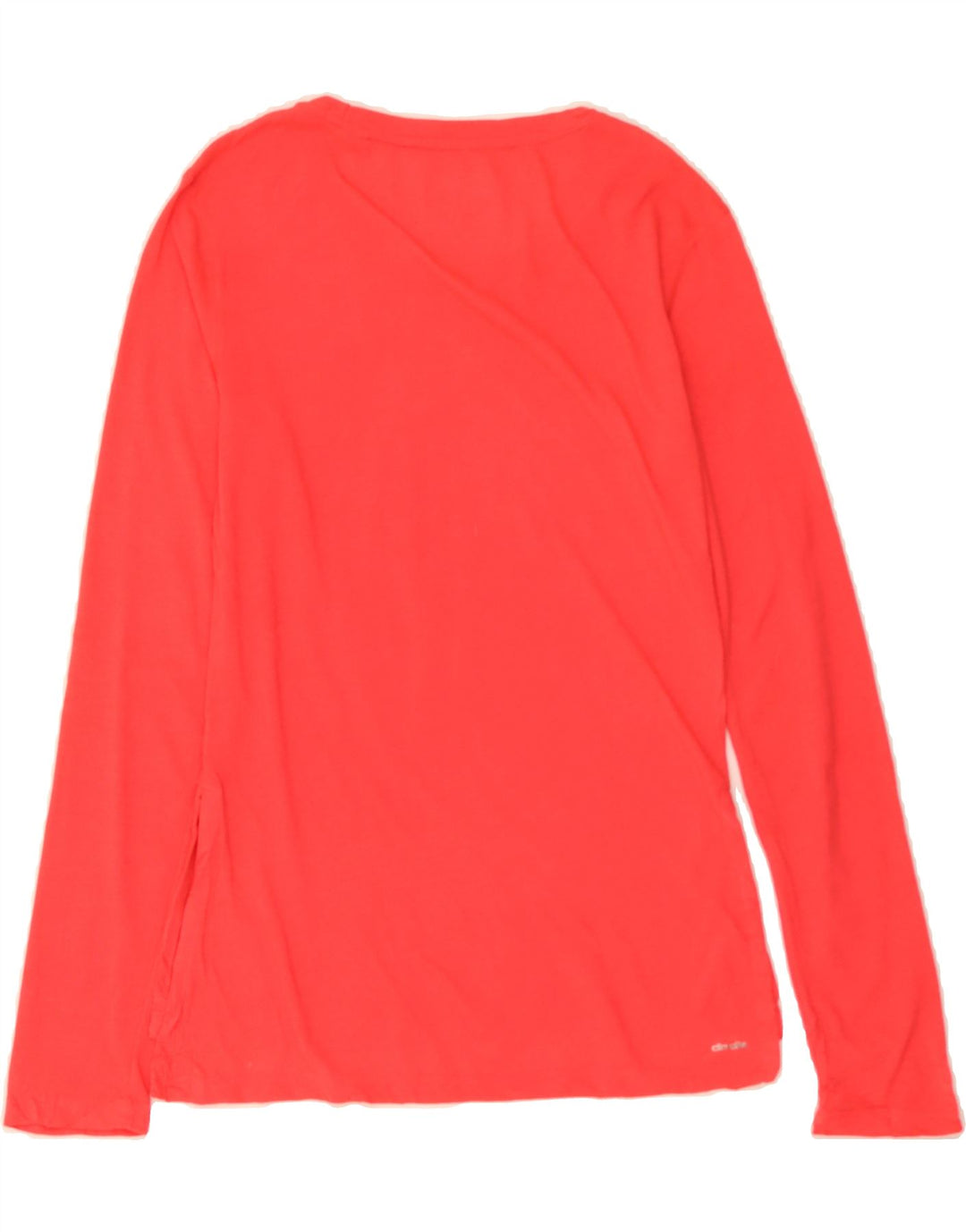 ADIDAS Womens Climalite Top Long Sleeve UK 10 Small Red Vintage Adidas and Second-Hand Adidas from Messina Hembry 