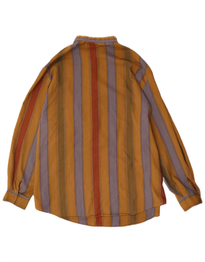 St Michael Womens Pullover Shirt UK 20 2XL Multicoloured Striped Cotton