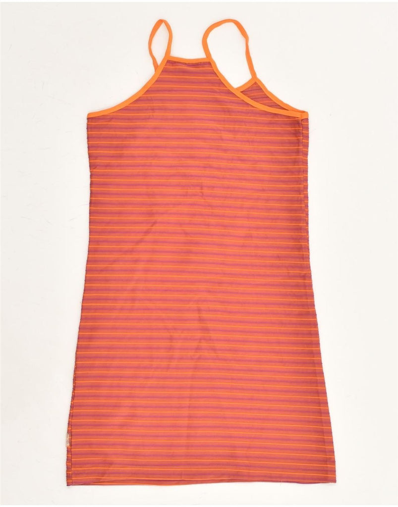 CHAMPION Girls Sheath Dress 11-12 Years Orange Striped Polyamide | Vintage Champion | Thrift | Second-Hand Champion | Used Clothing | Messina Hembry 