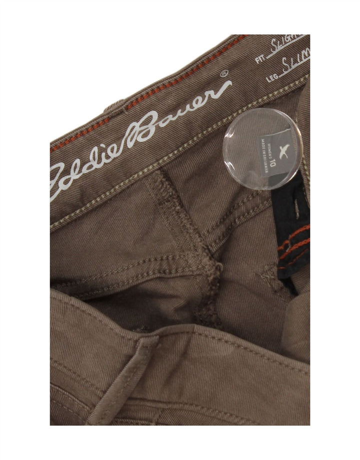 EDDIE BAUER Womens Casual Trousers US 10 Large W32 L31 Brown Vintage Eddie Bauer and Second-Hand Eddie Bauer from Messina Hembry 