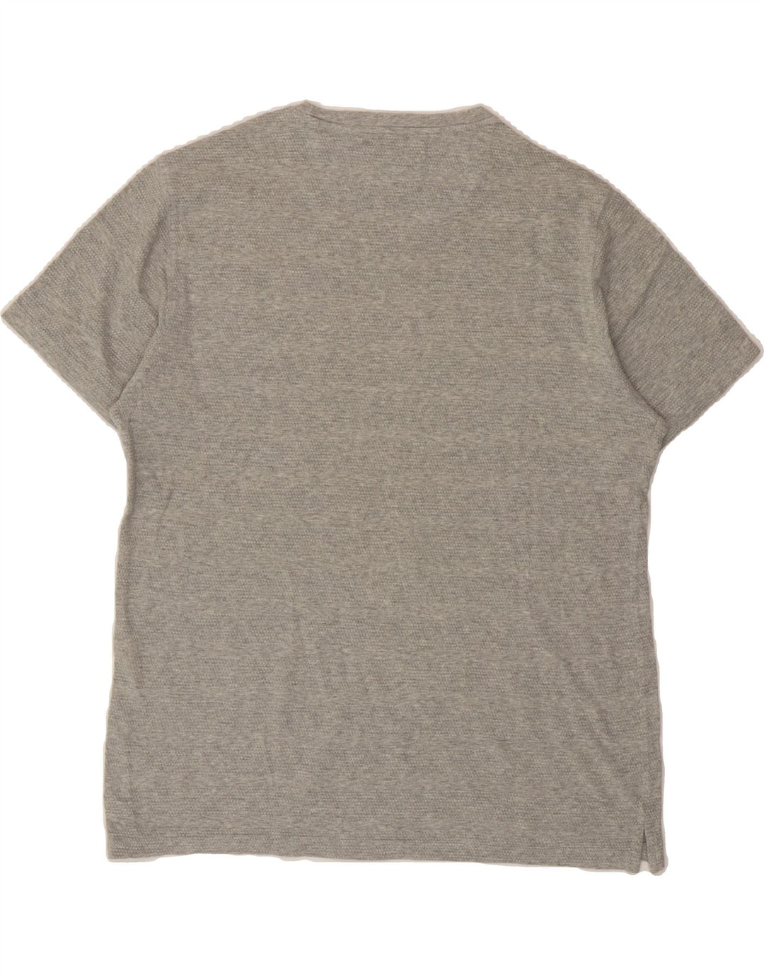MASSIMO DUTTI Mens Slim Fit T-Shirt Top XL Grey Cotton Vintage Massimo Dutti and Second-Hand Massimo Dutti from Messina Hembry 