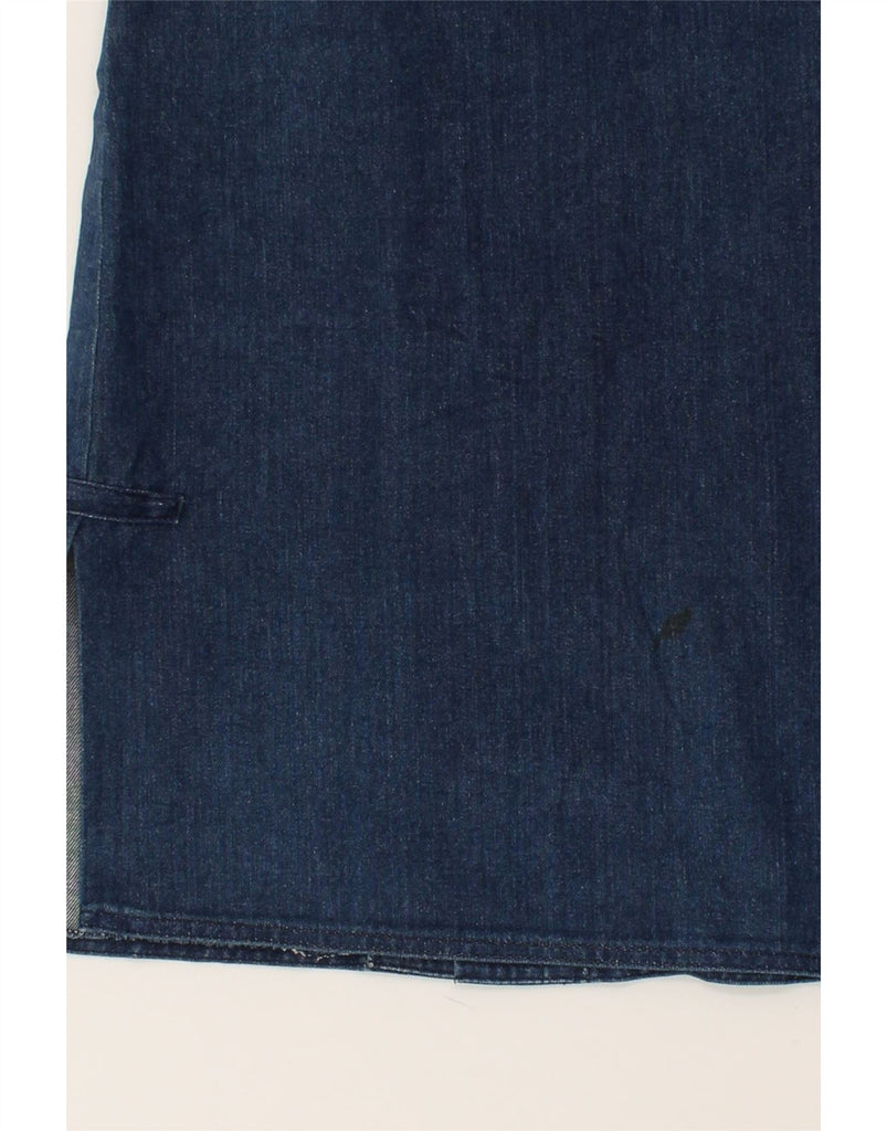 VINTAGE Womens High Waist Denim Skirt IT 42 Medium W22  Blue Cotton | Vintage Vintage | Thrift | Second-Hand Vintage | Used Clothing | Messina Hembry 