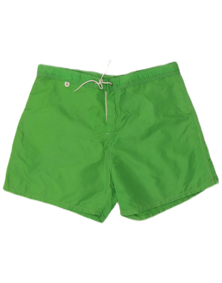 Sundek Mens Swimming Shorts EU 46 XL Green Nylon Beach