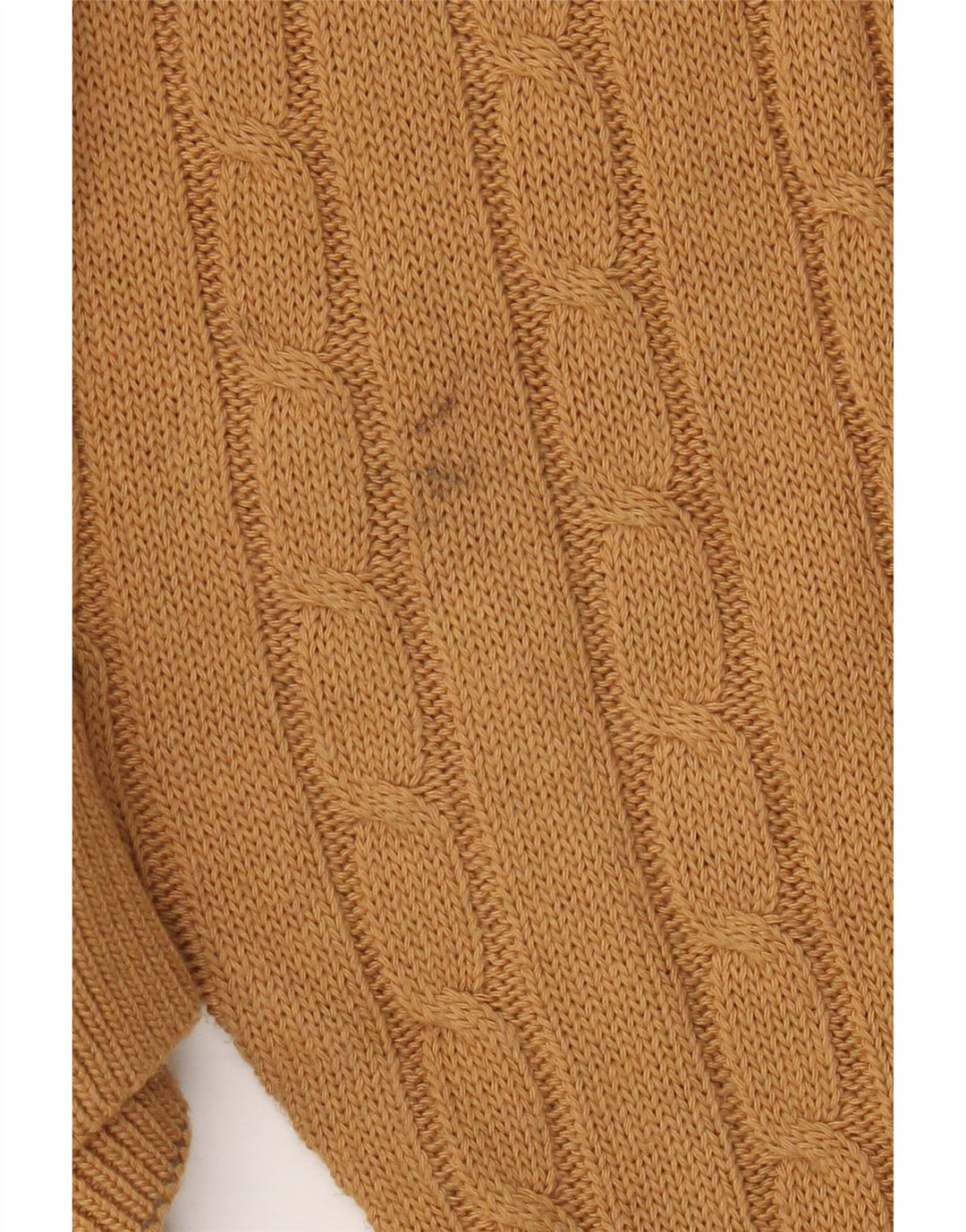 Herman Mens V-Neck Jumper Sweater XL Brown Cotton