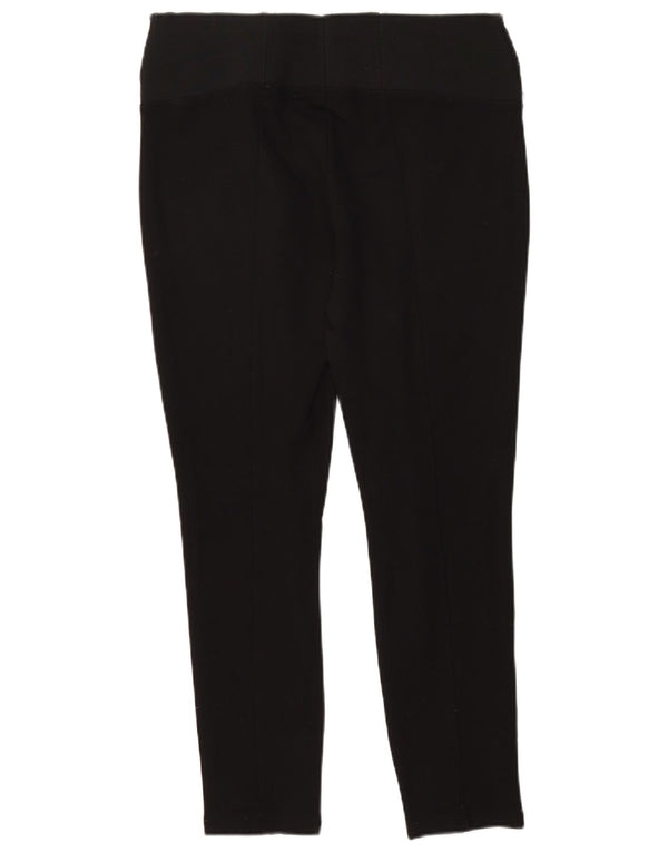 Zara Womens Crop Leggings UK 16 Large Black