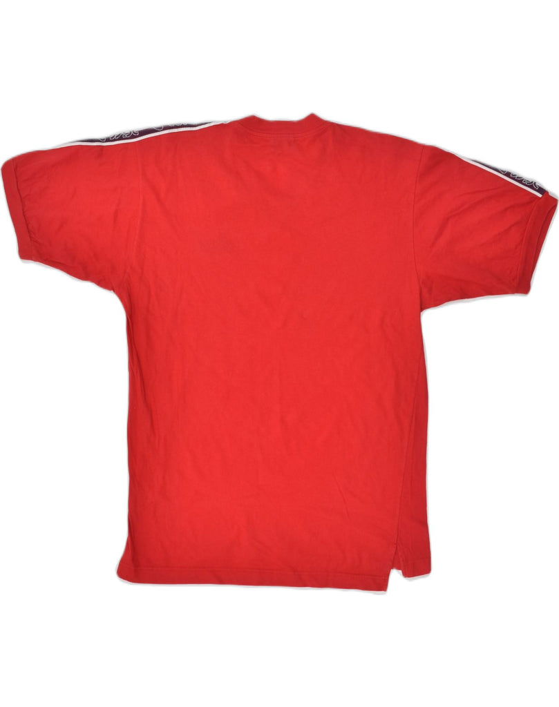 ASICS Mens T-Shirt Top Large Red Cotton | Vintage Asics | Thrift | Second-Hand Asics | Used Clothing | Messina Hembry 