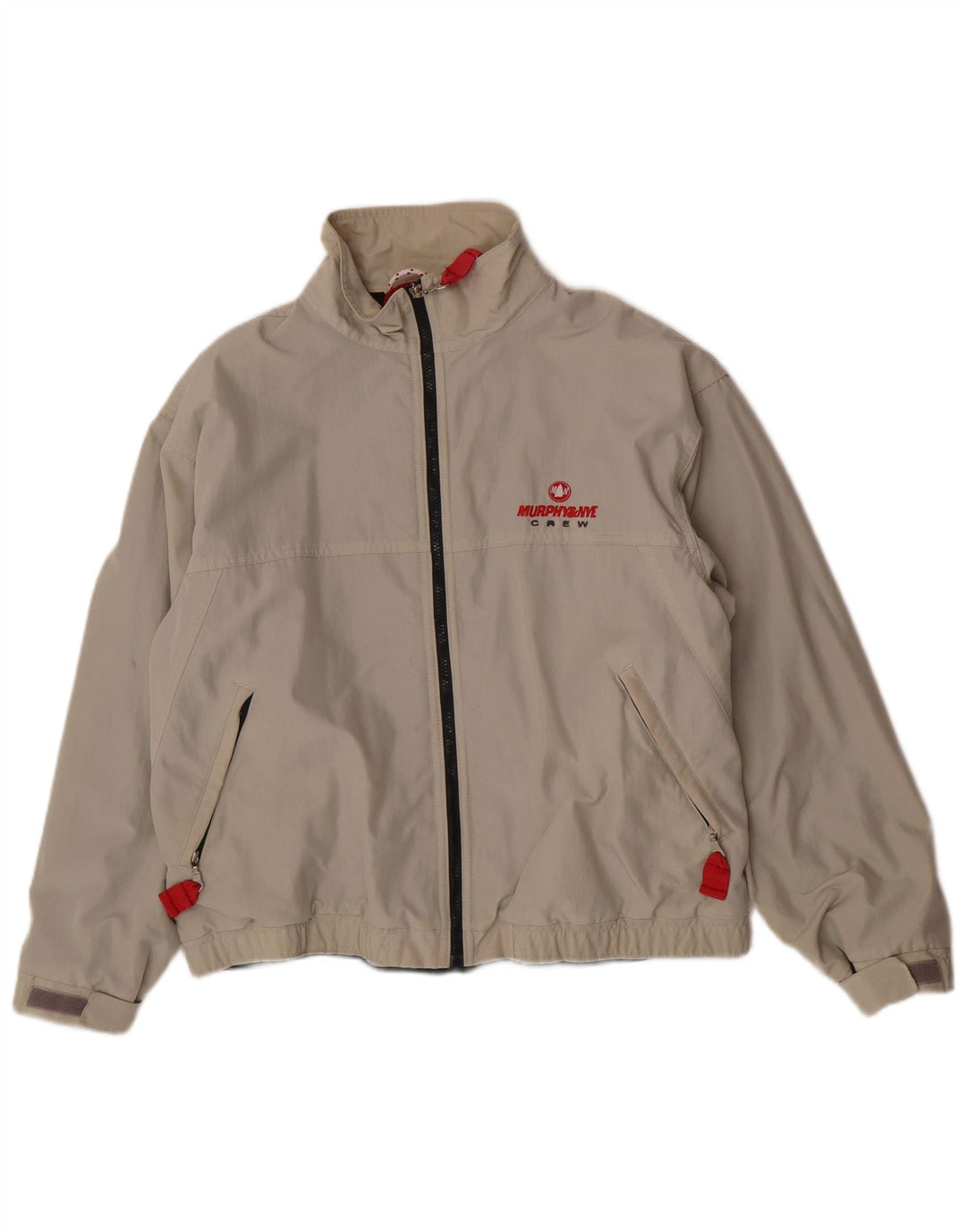 Murphy & Nye Mens Windbreaker Jacket UK 40 Large Beige Polyamide